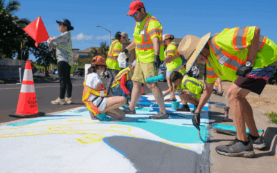 Drive by the South Maui Quick‑Build Street Art Project